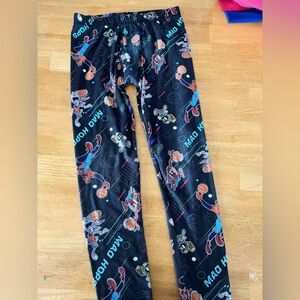 Space Jam Black Basketball Graphic Bottoms